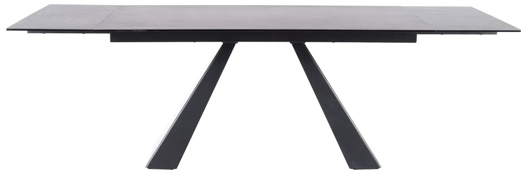 STÓŁ SALVADORE CERAMIC SZARY ANTHRACITE / CZARNY MAT (180-260)X90 SIGNAL