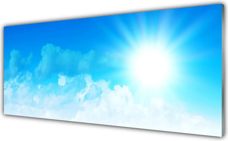 Panel Szklany Blask Słońca nad Horyzontem