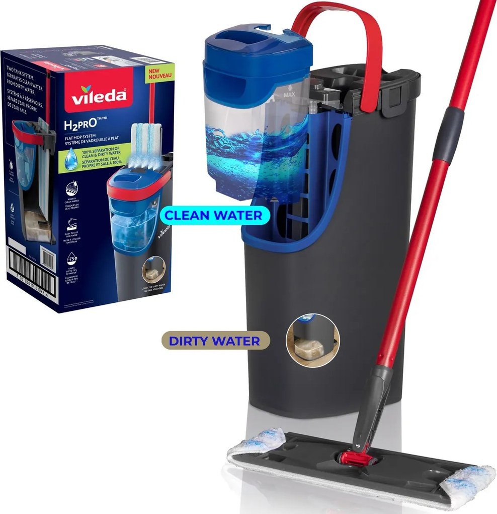 Vileda H2Pro Mop płaski
