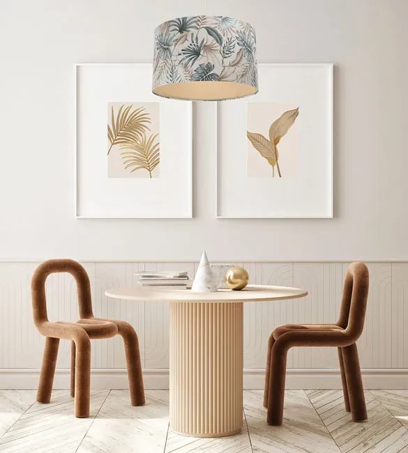 Lampa wisząca boho w motywem liści - S398 P6-W68