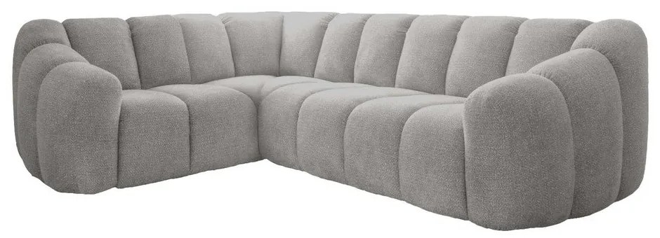 Jasnoszary narożnik (lewostronny/w kształcie litery L) Shell – Miuform