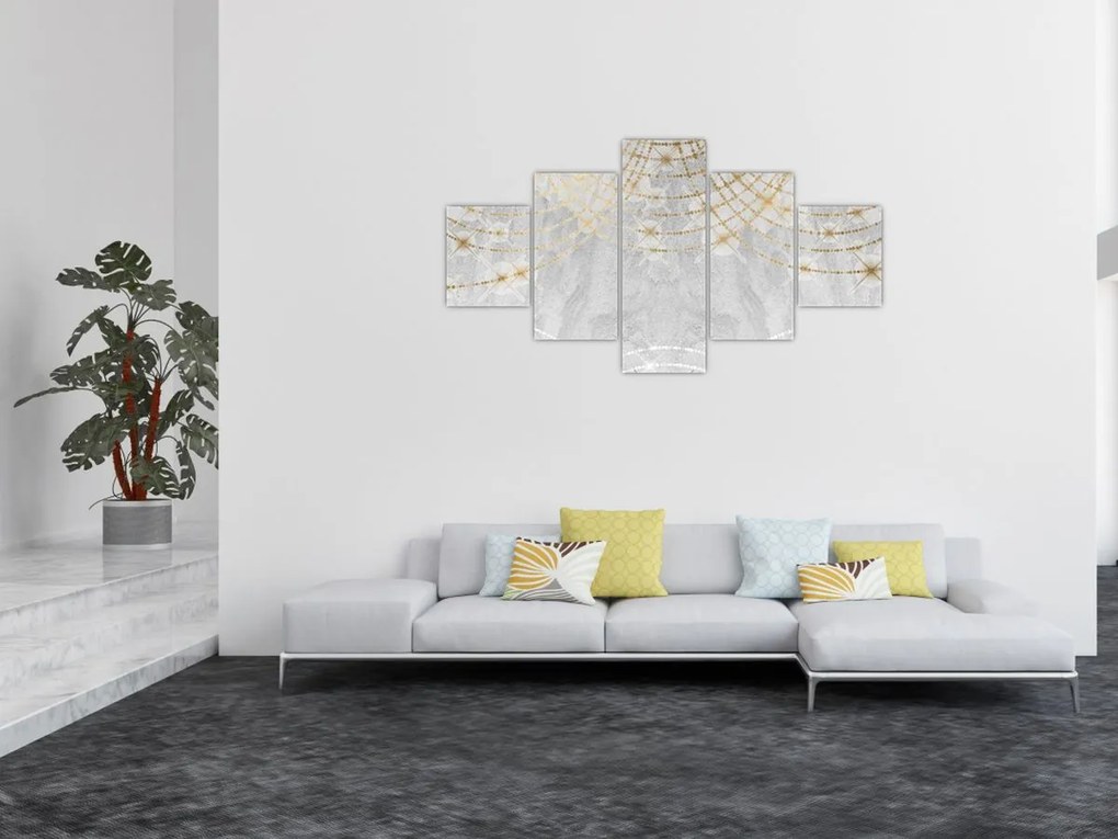 Obraz - Beton ze wzorem (125x70 cm)