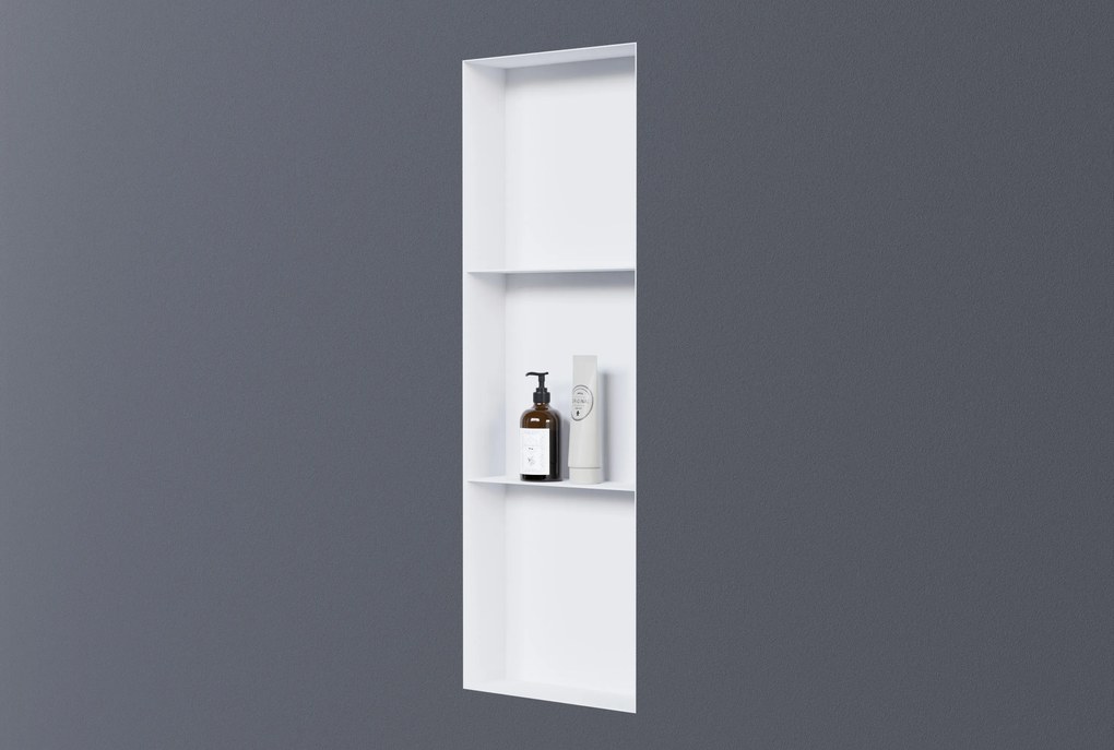 Półka wnękowa ścienna ze stali nierdzewnej NT309010X