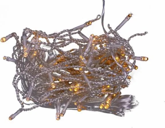 Świąteczny świetlny deszcz - 2,7 m, 72 LED, ciepła biel