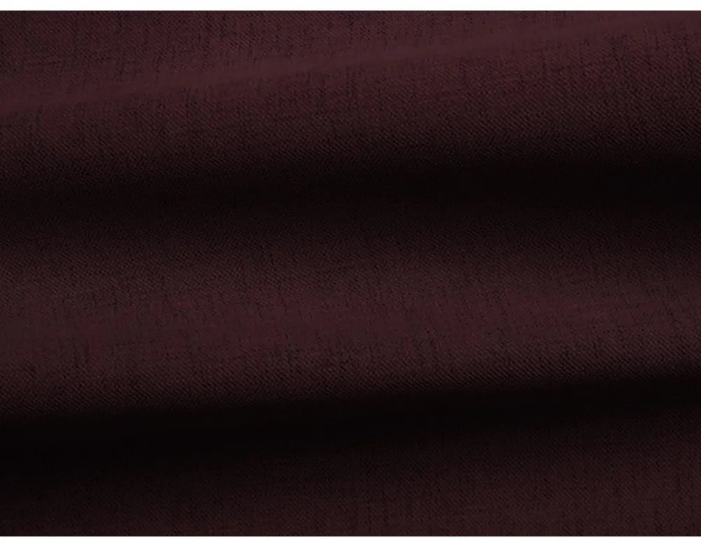 Bordowa rozkładana/ze schowkiem sofa 225 cm Moku – Makamii