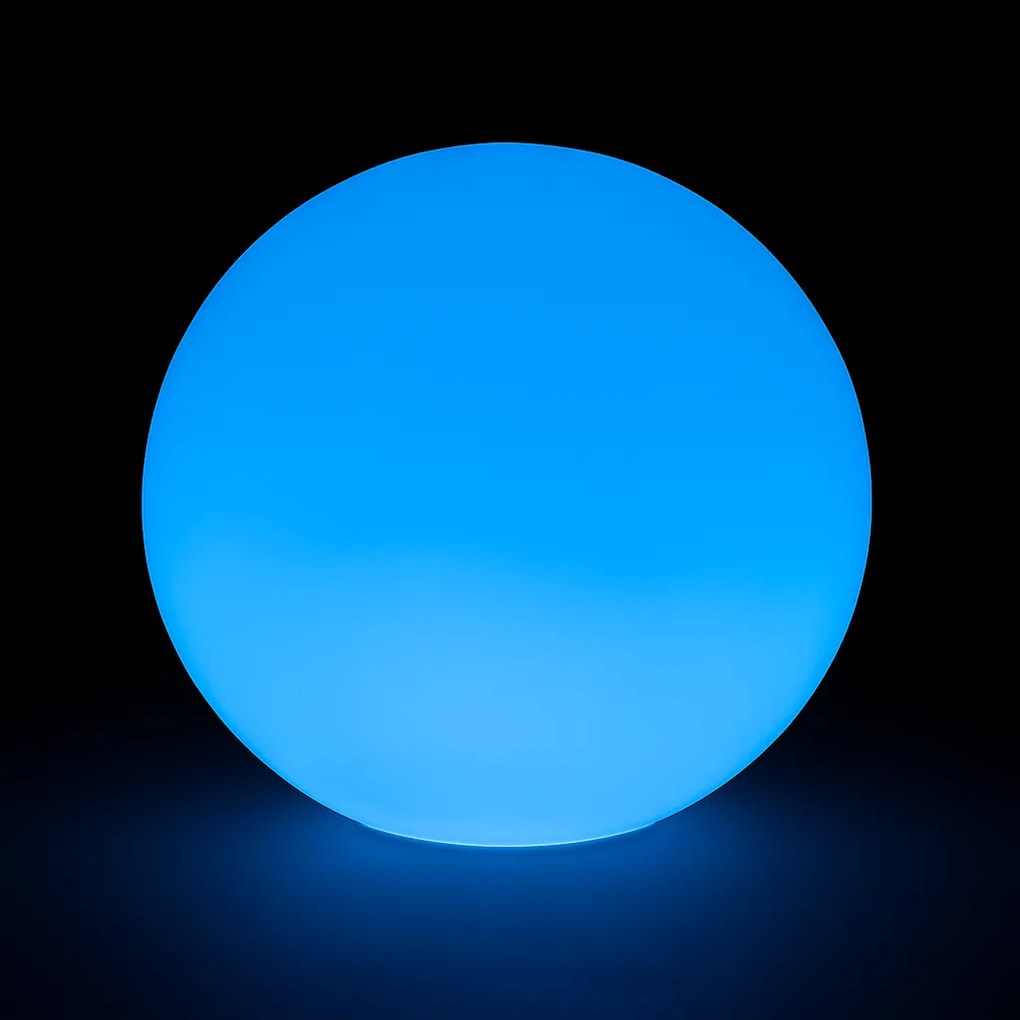 Świecąca kula LED 50 cm – 18 RGB + 12 białe