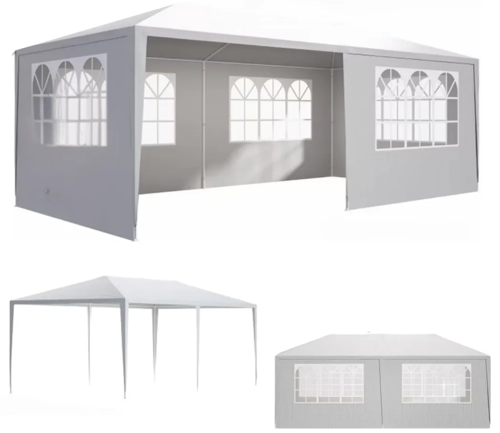 Namiot imprezowy NEAPOL, 3x6m, biała Jurhan