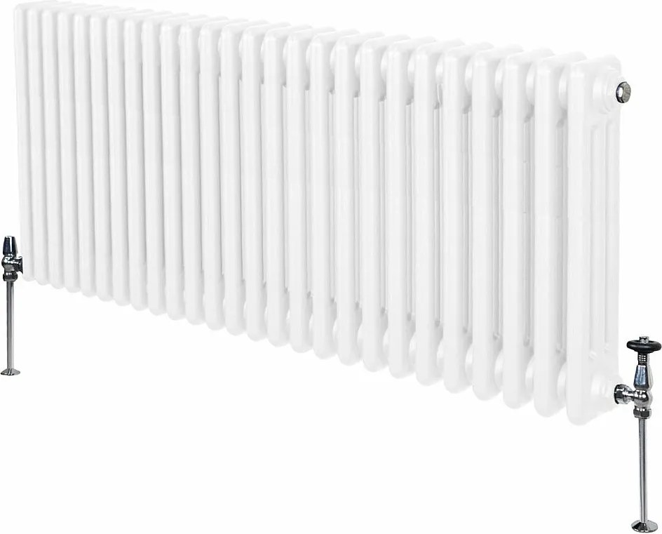 Tradycyjny grzejnik 3-kolumnowy - 600 x 1192 mm - biały