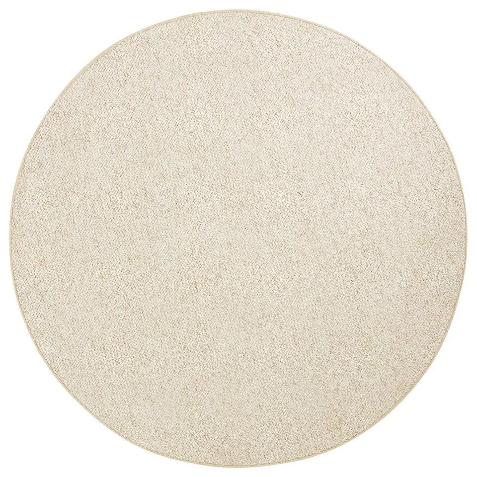 Kremowy okrągły dywan ø 133 cm Wolly – BT Carpet