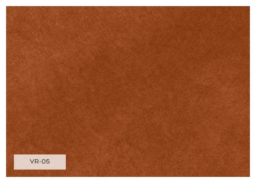 Ceglasta aksamitna rozkładana sofa 225 cm Charming Charlie – Miuform