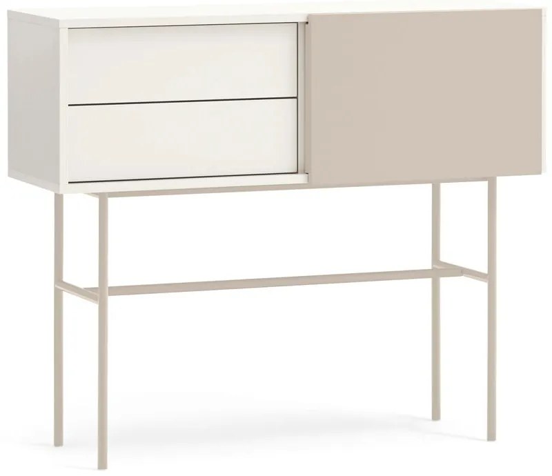 Beżowo-kremowa konsola 35x110 cm Nube – Teulat