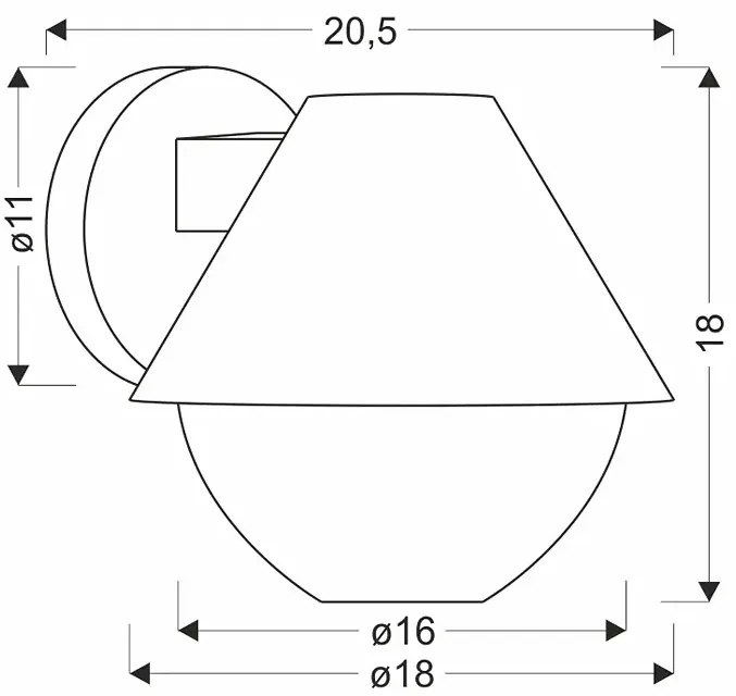 Czarny industrialny kinkiet zewnętrzny - 3X D166 D9-D36