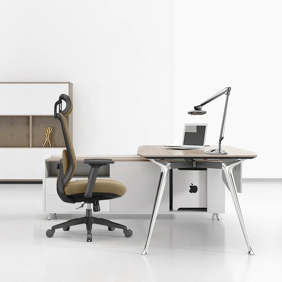 Ergonomiczny fotel biurowy z regulacjami Runo, zgodny z normą BHP