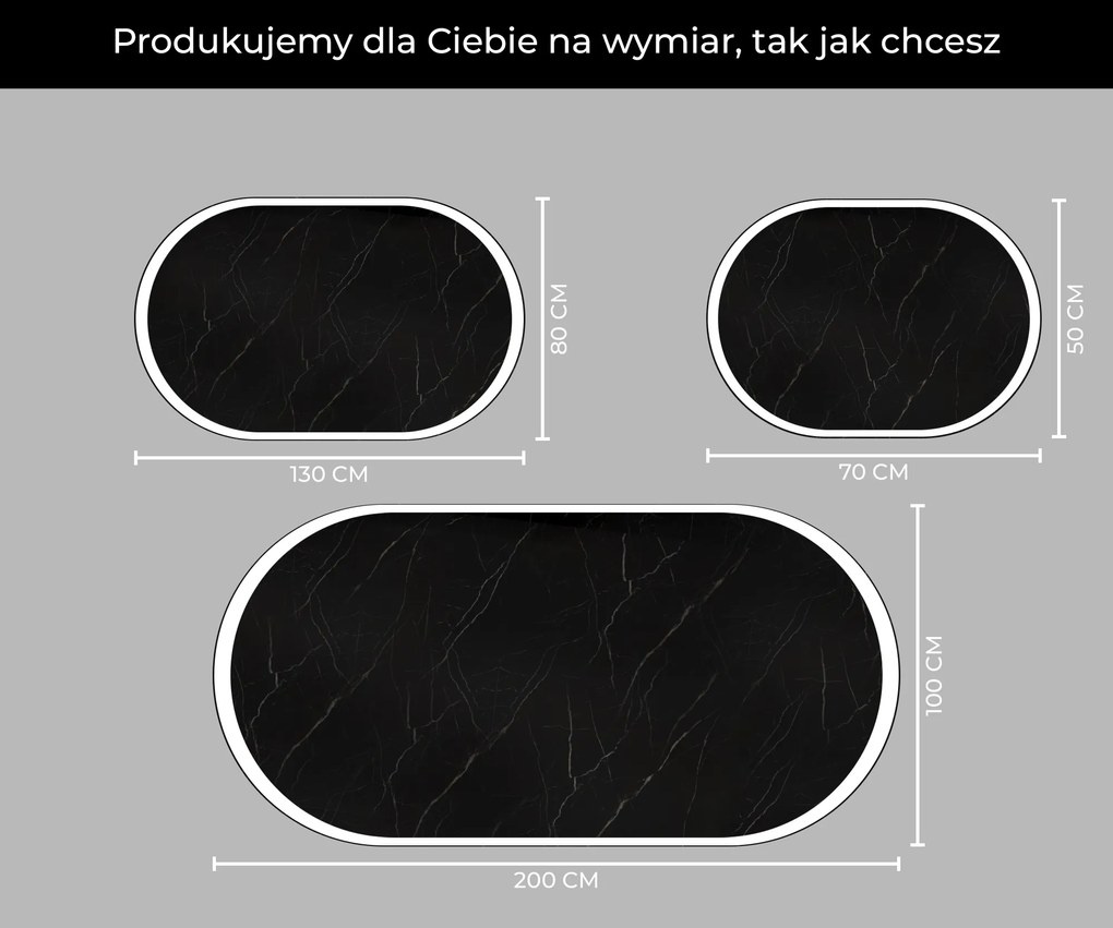 Lustro Łazienkowe Podświetlane L230