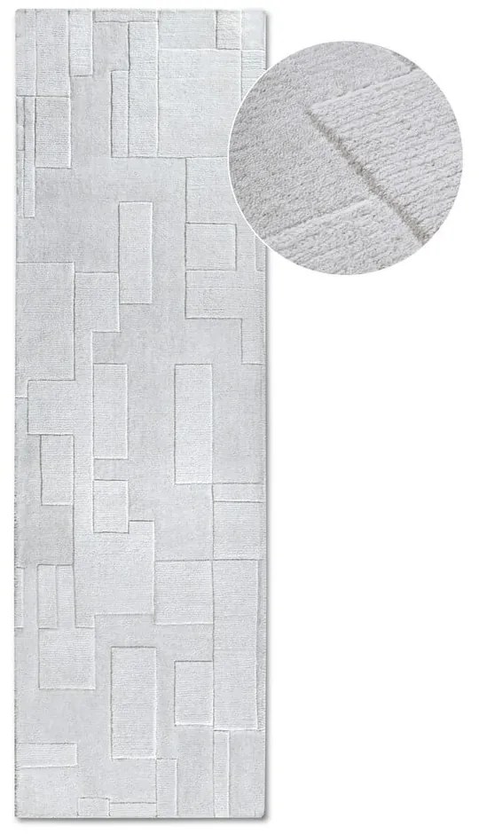 Kremowy wełniany chodnik tkany ręcznie 80x250 cm Wilhelmine – Villeroy&amp;Boch