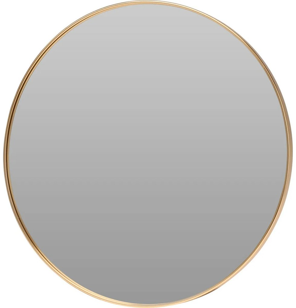 Lustro ścienne Golden, 40 cm, metalowa rama