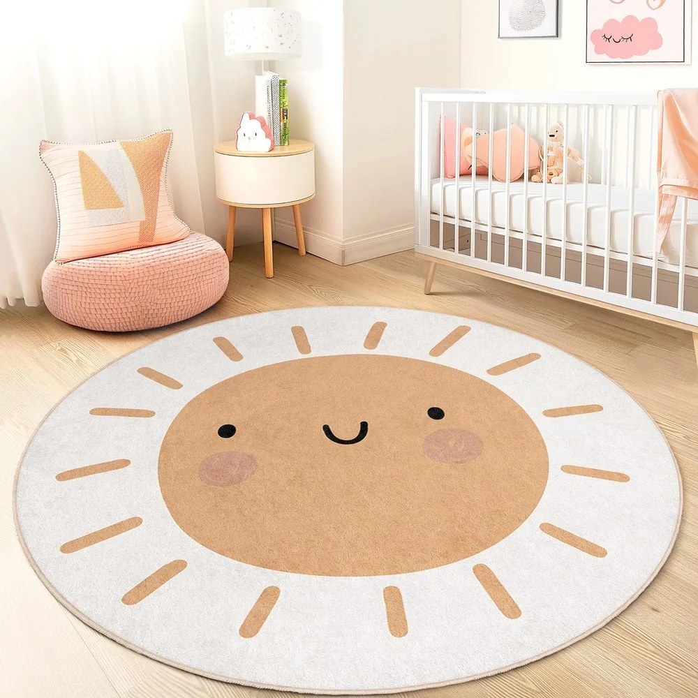 Dywan dziecięcy odpowiedni do prania ø120 cm Sunny World – Mila Home