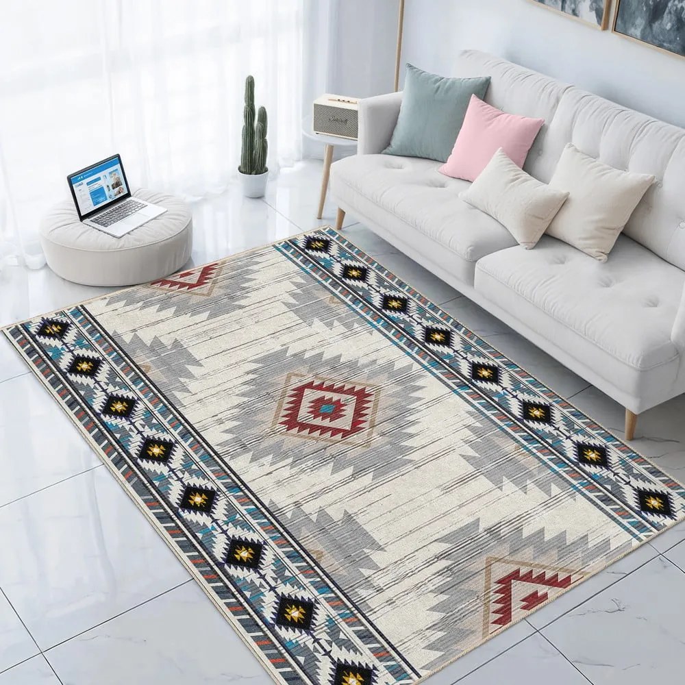 Chodnik odpowiedni do prania 80x200 cm Ethnic Geo – Mila Home