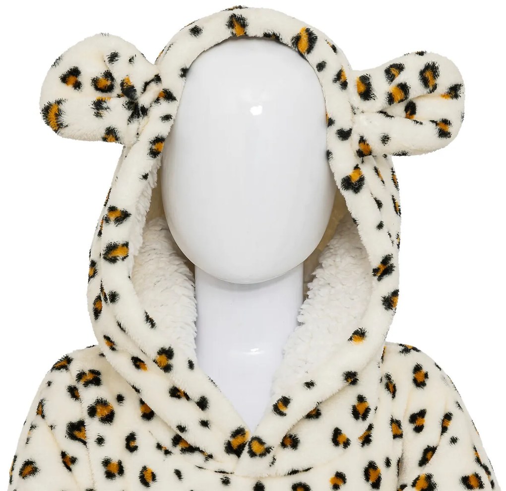 Koc z rękawami z uszkami,  60 x 95 cm