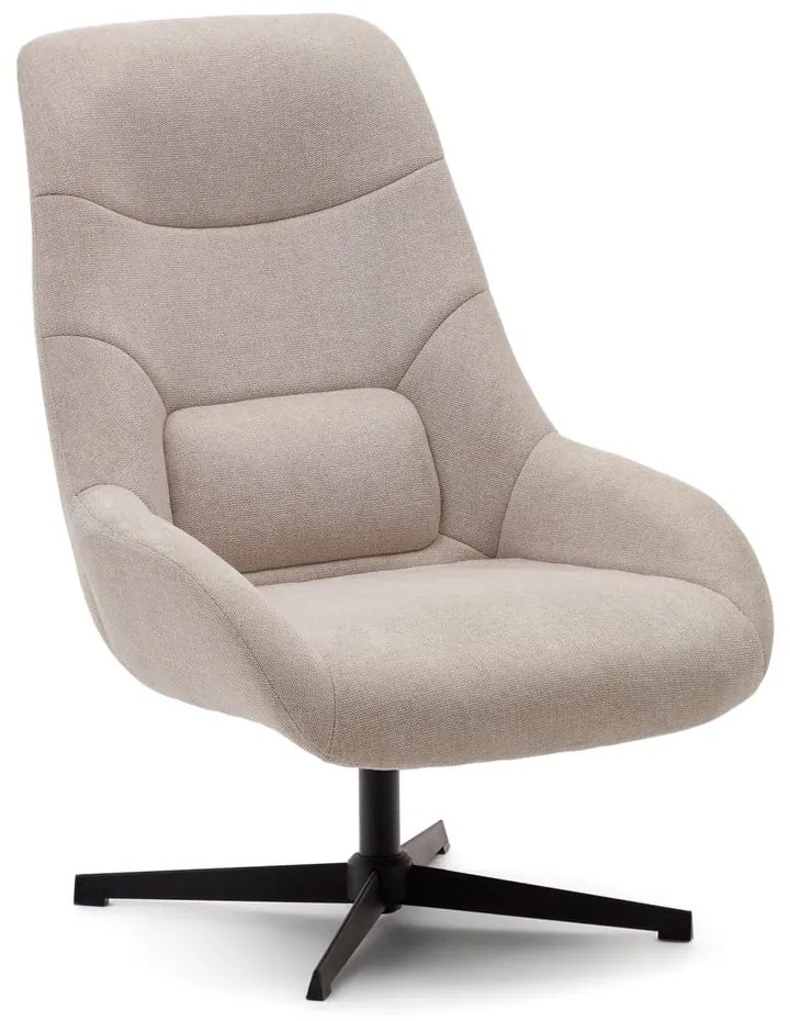 Beżowy fotel Celida – Kave Home