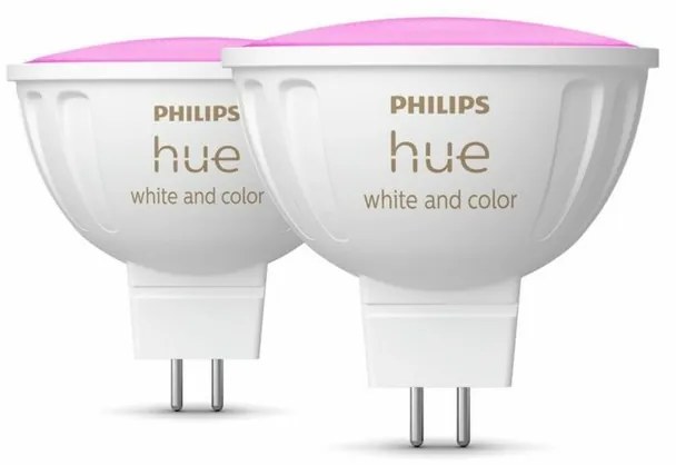 Philips Hue 8719514491649 żarówka LED WACABluetooth GU5.3 MR16, 2 szt.