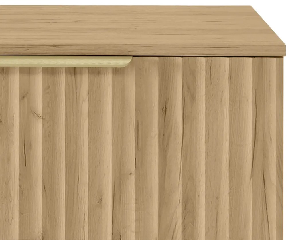 Szafka pod umywalkę nablatową TIBU 2.0 1S 80cm dąb złoty STRAMA