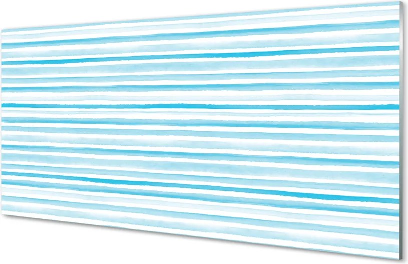 Panel Szklany Marynarskie Niebieskie Paski
