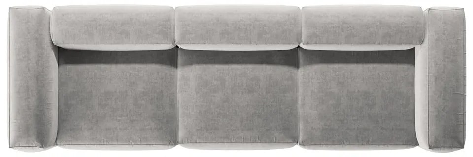 Jasnoszara sofa 364 cm Bergamo – Cosmopolitan Design