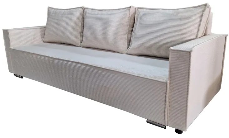Ponadczasowa sofa z rozkładaną funkcja spania i pojemnikiem na pościel, Ella, szeroka gama kolorystyczna