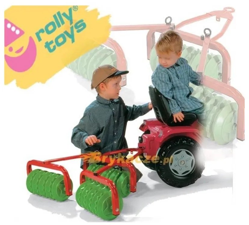 Rolly toys brona talerzowa walec cambrigde przyczepa do traktora