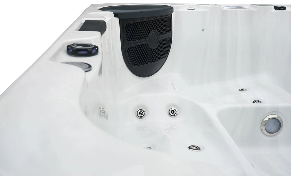 JACUZZI OGRODOWE PREMIUM WANNA  SPA 5-OSOBOWA WHITE OBUDOWA WHITE 195x195 CM
