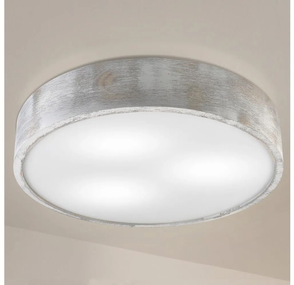 Brilagi - Lampa sufitowa PINO 3xE27/15W/230V sosna/srebrna śr. 47,5 cm