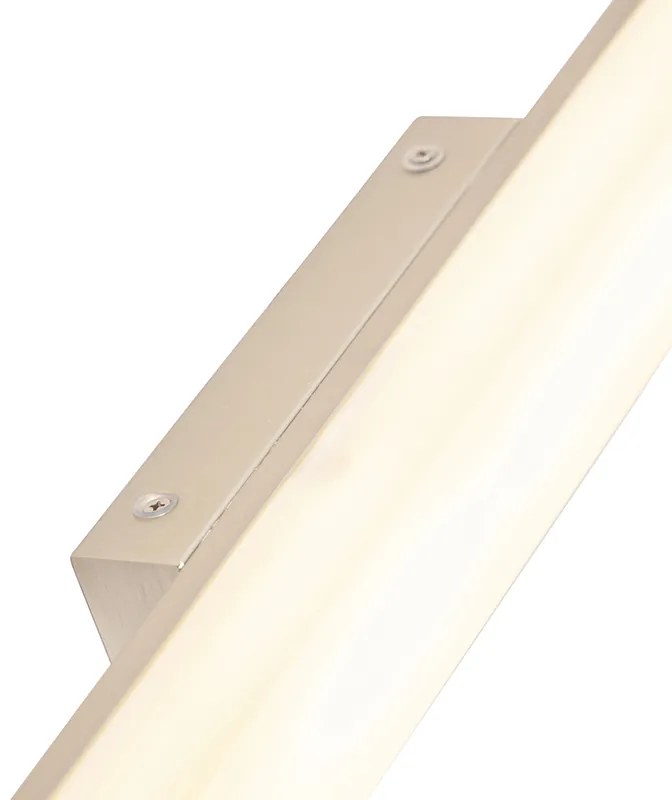 Nowoczesna lampa ścienna do łazienki stal 92 cm IP44 - Cascada Nowoczesny Oswietlenie wewnetrzne