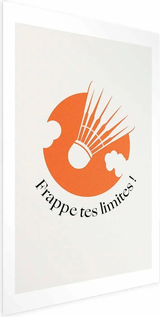 Plakat Lotka na tle pomarańczu 60x90 cm bez ramy z marginesem ARTGEIST B