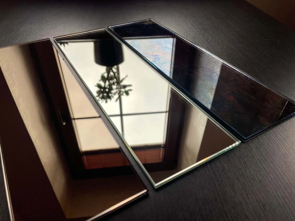 Lustro brązowe Base B30 80×77