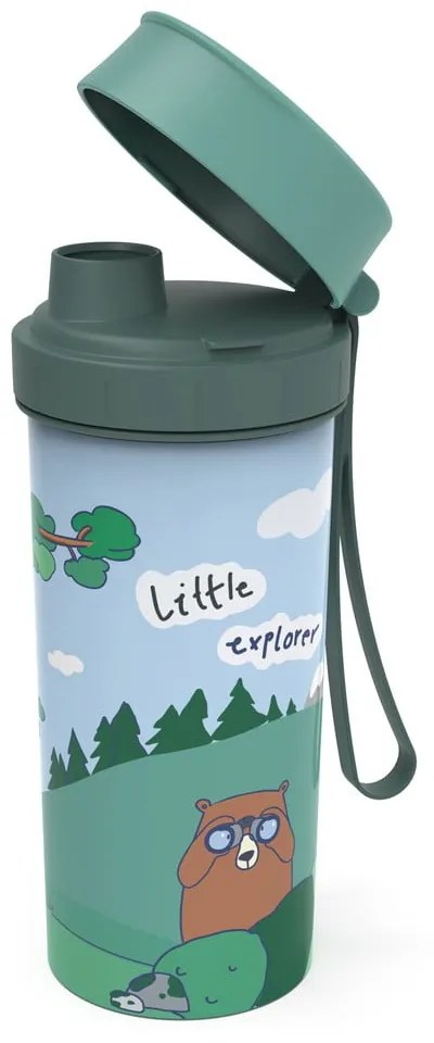 Zielona butelka dla dzieci 400 ml Memory Kids – Rotho