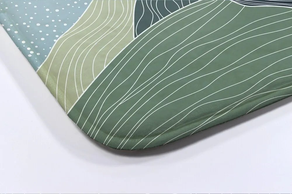 Dywanik antypoślizgowy do łazienki Dywanik antypoślizgowy do łazienki Geometryczny Krajobraz