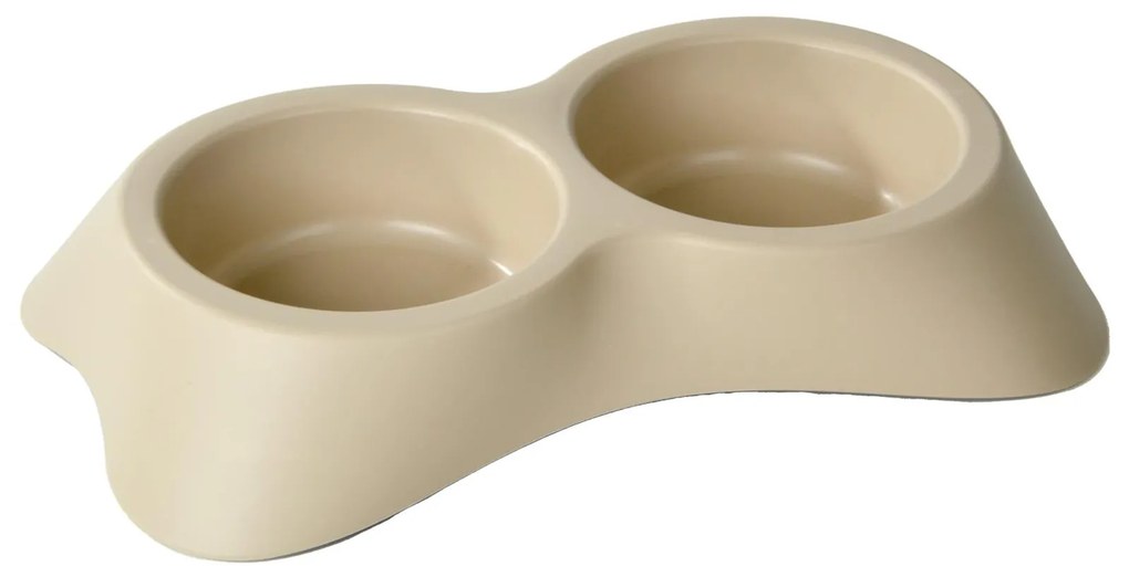Podwójna miska dla psa, 2 x 200 ml, Ø 16 cm