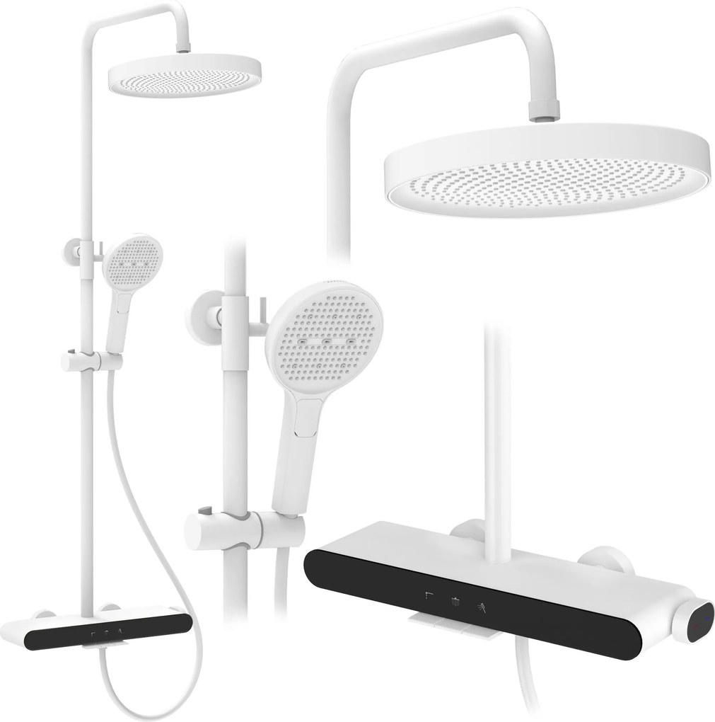 Zestaw Prysznicowy REA Farel Biały