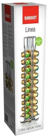 Banquet Stojak obrotowy na kapsułki LINEA Nespresso