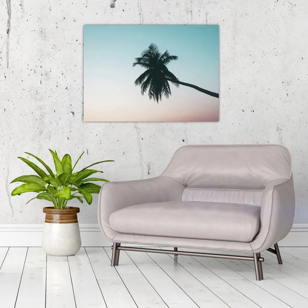Obraz na szkle - Palma na Bali (70x50 cm)