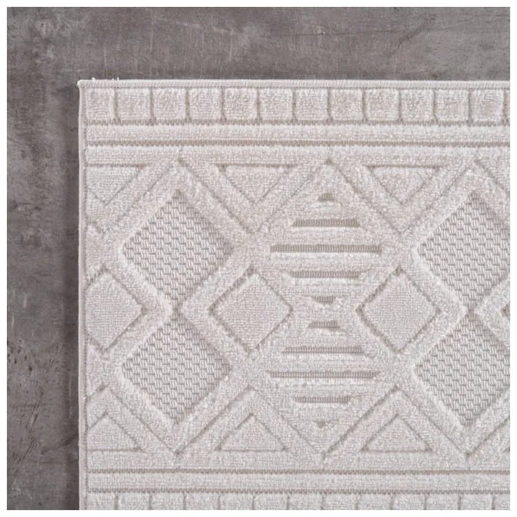 Dywan nowoczesny 3D Doha berber kremowy 120 cm x 170 cm