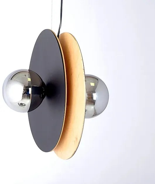 Industrialna podwójna lampa wisząca - D105 M0-L47