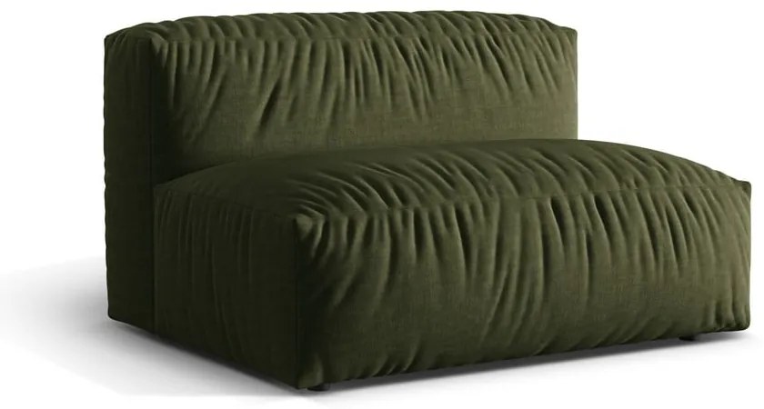 Zielony moduł sofy (moduł środkowy) Martina – Micadoni Home