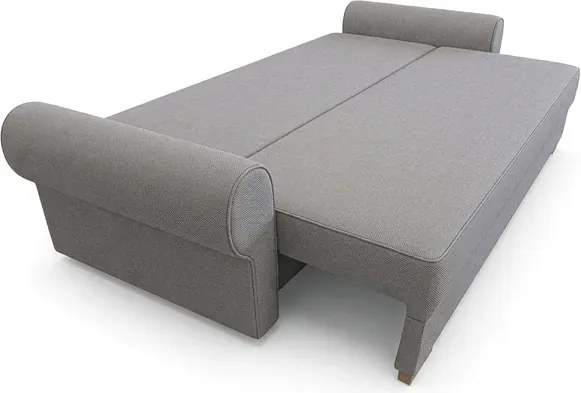 Sofa z Funkcją Spania RELON Szara Nowoczesna