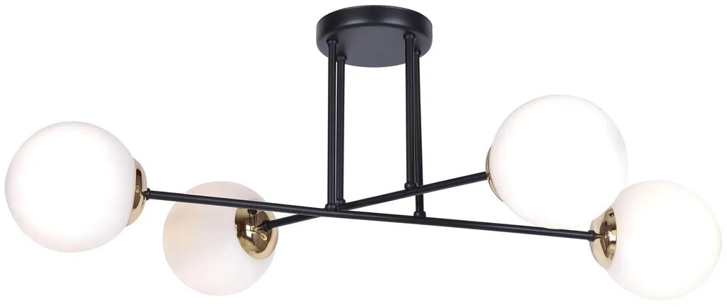 Lampa sufitowa 4 szklane kule - S847-Kargo