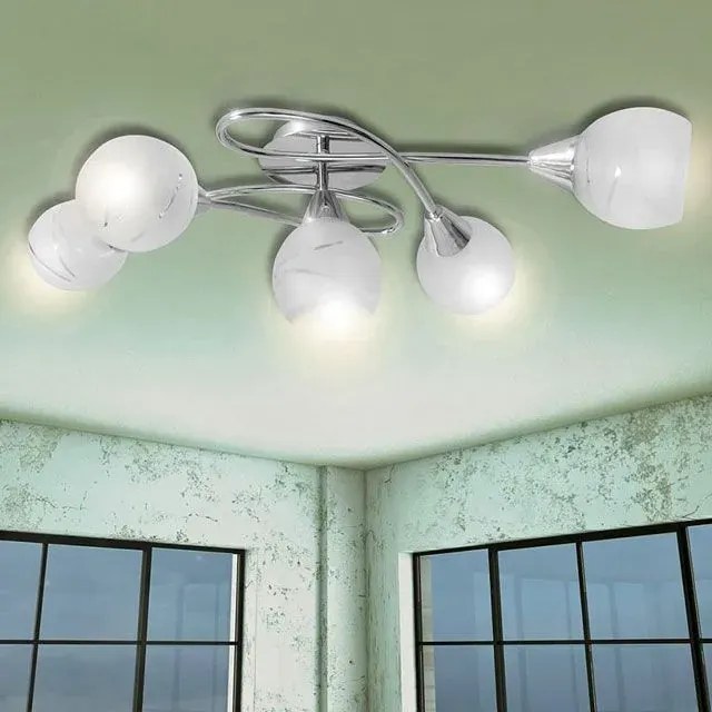 Elegancka lampa sufitowa z giętymi ramionami E998 S3-K35