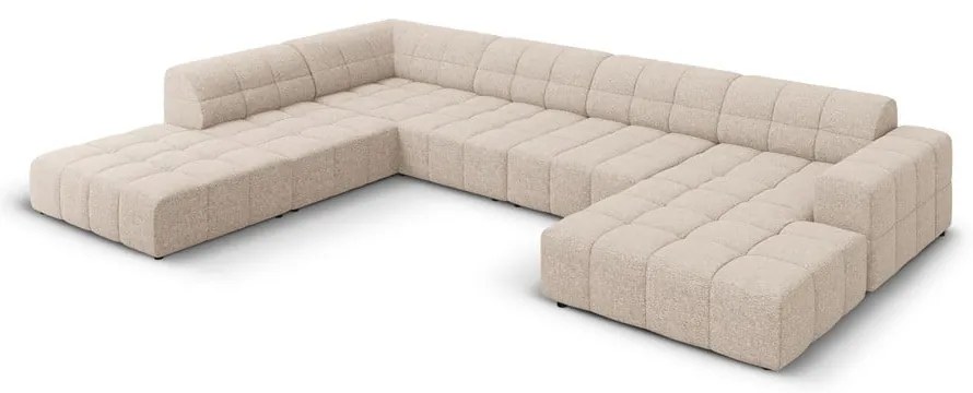 Beżowy narożnik (lewostronny/w kształcie litery U) Chicago – Cosmopolitan Design