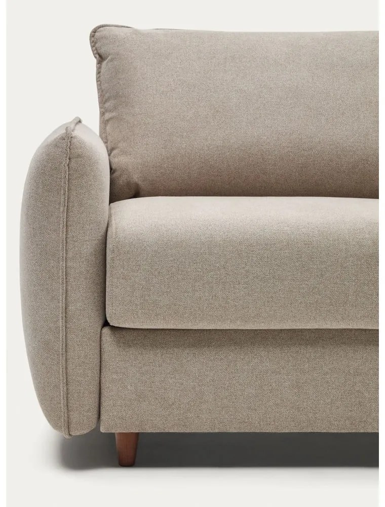 Beżowa rozkładana sofa 185 cm Carlota – Kave Home