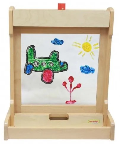 Okienko do malowania na biurko 2 w 1 statyw na tablice masterkidz